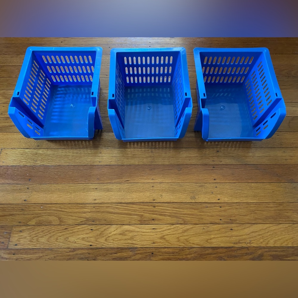 Blue Storage Baskets Set - Picture 2 of 5